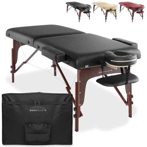 Professional Portable Bi-Fold Memory Foam Reiki Massage Table